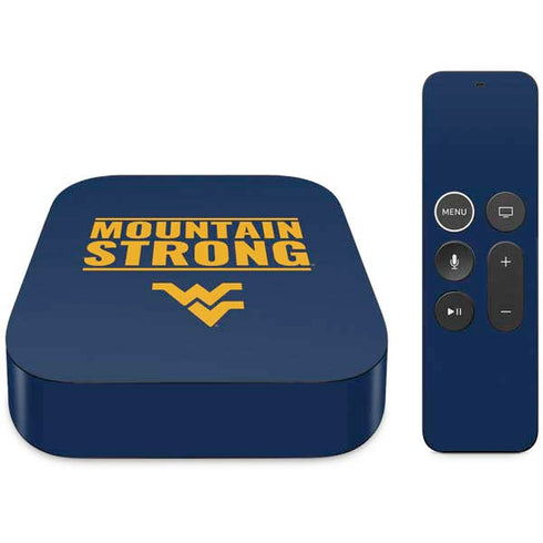 West Virginia University Yellow Apple TV Skin